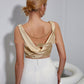 Backless Slim Fit With Chest Pad Skin Tone Sling Type