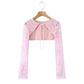 Lace Blouse Suspender Skirt Two-piece Set