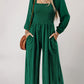 Women's Fashion Wide Leg Trousers Simple Commute Style