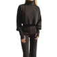 Ensemble haut ample à manches longues et col roulé pour femme, nouvelle collection européenne et américaine, mode décontractée, automne et hiver
