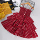 European and American Girls Western Style Polka Dot Dress