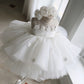 Girl's White Dress White Gauzy Dress