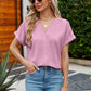 New Women's Clothing Ice Silk Zou Comfortable V-neck Cardigan Top