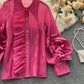 Niche Set Stitching Loose Cool Western Style Shirt Female