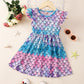 Children Flounced Sleeve Dress Girl Princess Dress