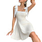 European And American Commuter-Style Evening Dress With Straps