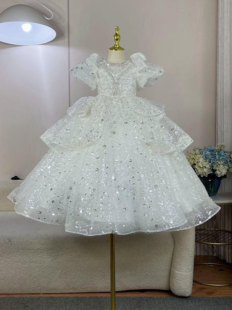 Children's Host Costume For Piano Performance Light Luxury High-end