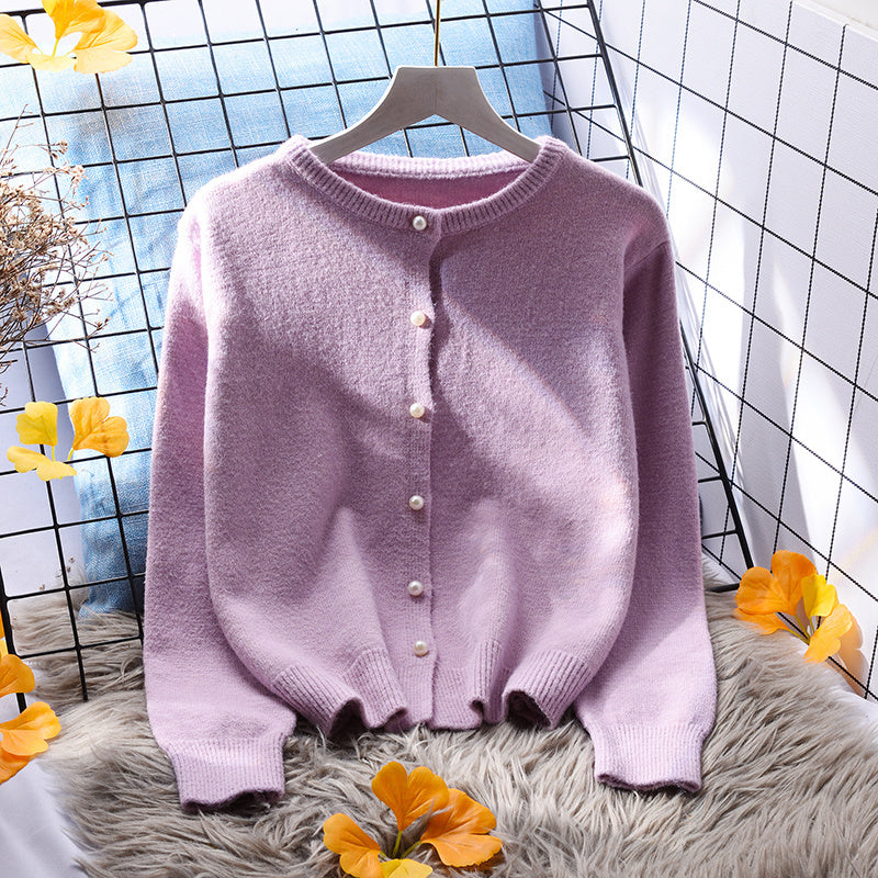 Korean Style Spring And Autumn Long-sleeved Student All-match Foreign Style Sweater Coat