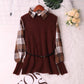 New Vest Woolen Skirt Two-piece Set For Women