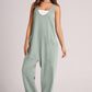 Casual Vest Pocket Knitted Jumpsuit