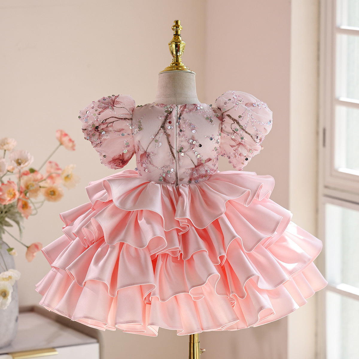 One-year-old Baby Girl Zhuazhou Princess Dress Light Luxury High-end Pettiskirt