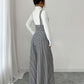Fashionable Commuter Solid-Color Slim-Fit Sleeveless Suspender Jumpsuit