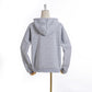 Women's Sweater With Fleece Pockets And Butterfly Zipper Cardigan