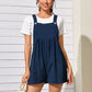 Summer Women's Cotton Linen Sleeveless Jumpsuit
