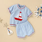 Children's Cotton Short-sleeved Suit