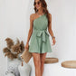 Sleeveless Casual Waist Tight Slimming Dress