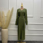 Pure Cotton Casual Plus Size Top Two-piece Pants Suit