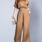 Silky-elegant Asymmetrical Jumpsuit For Women