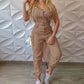 Ladies Workwear Siamese Waist Banding Pants