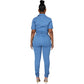 European And American Casual Fashion Denim Women's Slim Fit Jumpsuit