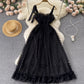 French Style Women's Fairy Mesh Tulle Skirt Slim Fit