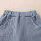 Baby's Multi-color Short Sleeve T-shirt Shorts Set
