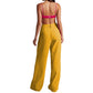 Costume ample à revers, manches longues, taille haute, jambes larges