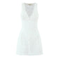 European And American Retro V-neck Embroidery Dress