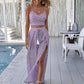 Summer Casual Floral Short Sleeve Holiday Suit