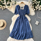 French-style Vintage Platycodon Fairy Dress New Gentle Summer Design