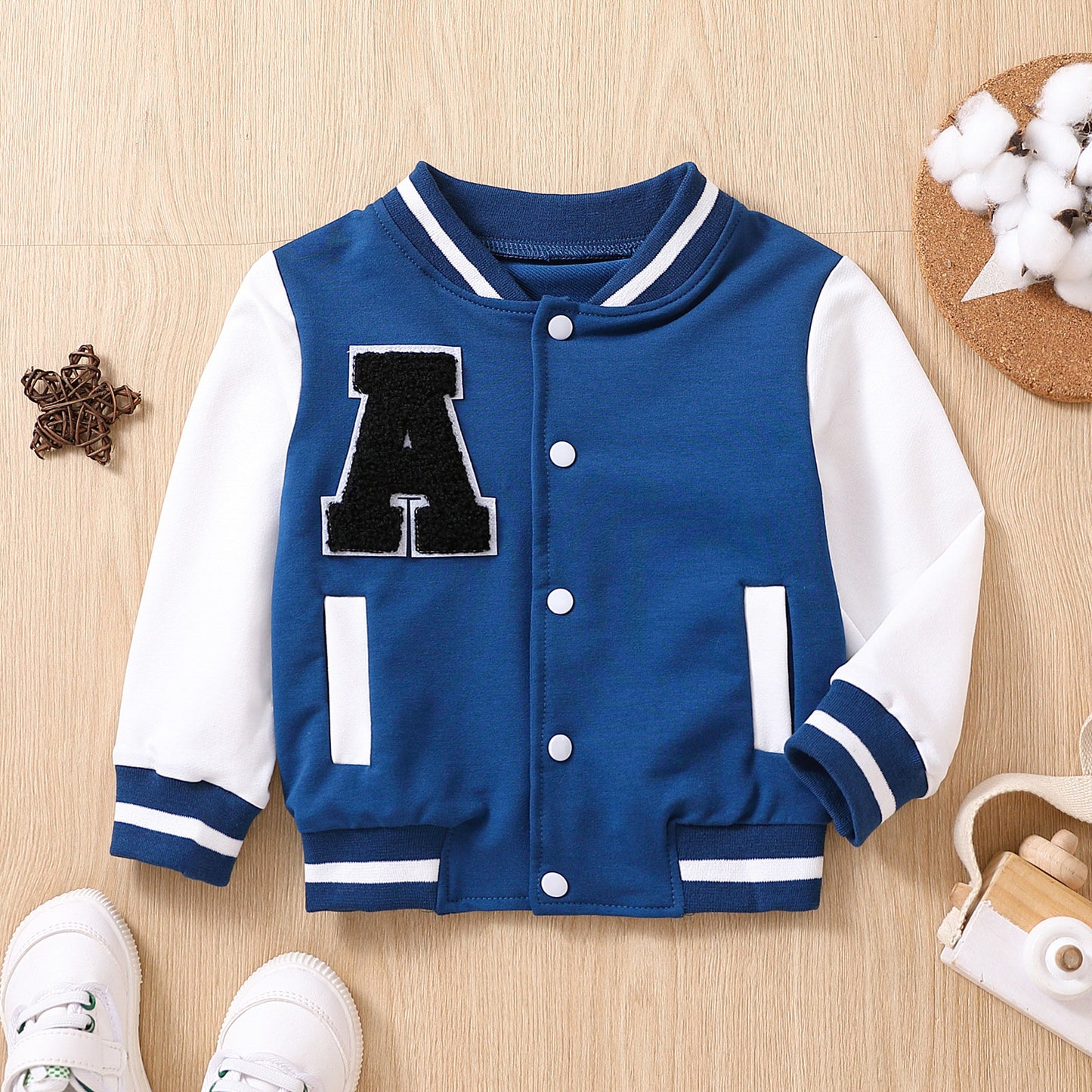 Veste d'automne pour enfants, uniforme de baseball