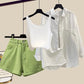 Summer Mint Man Style Dopamine Wear Match Suit Women