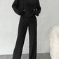 Women's Stripes Long Hoodie Loose Outfit