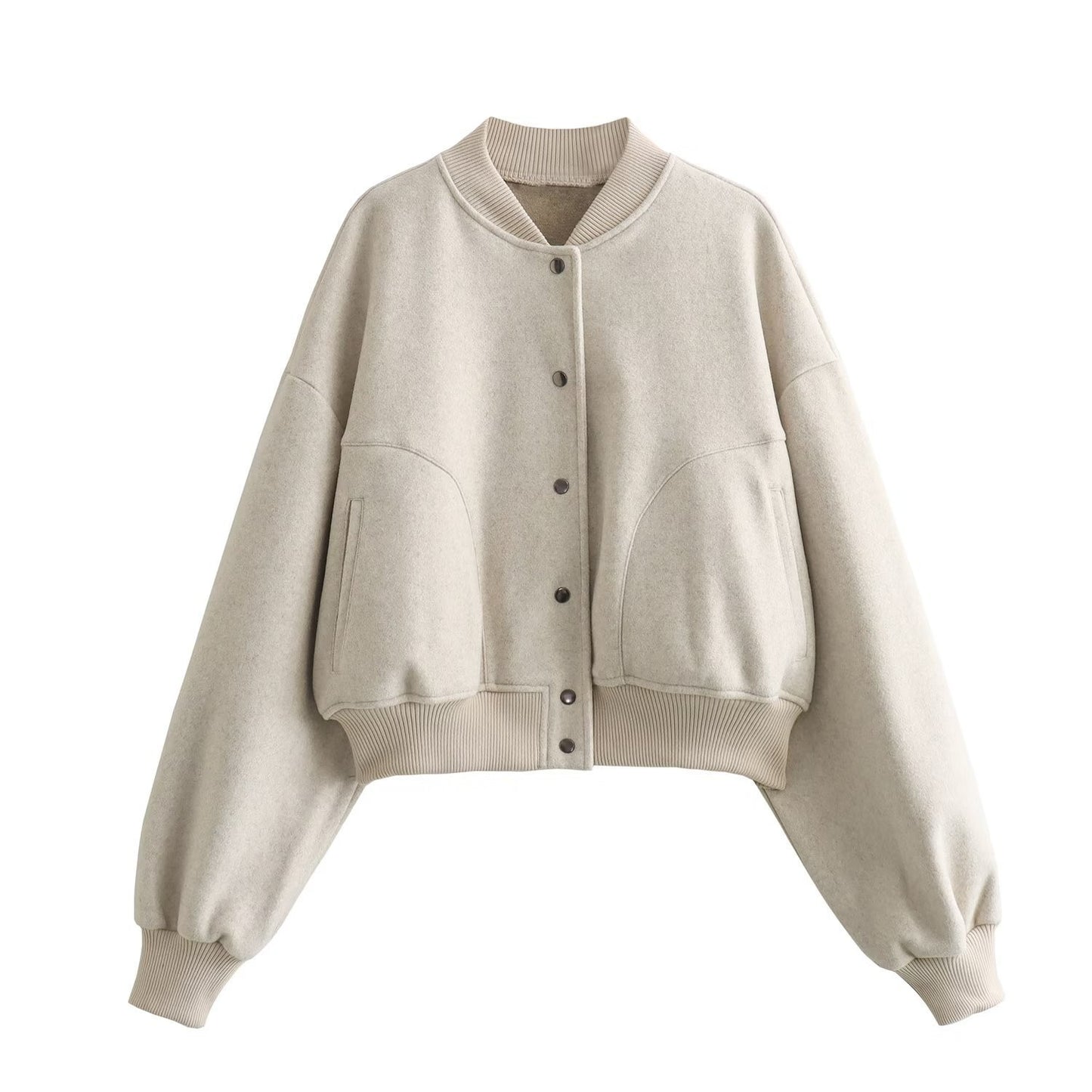 Cross-border Foreign Trade Women's Autumn Short Pilot Fashion Jacket Coat