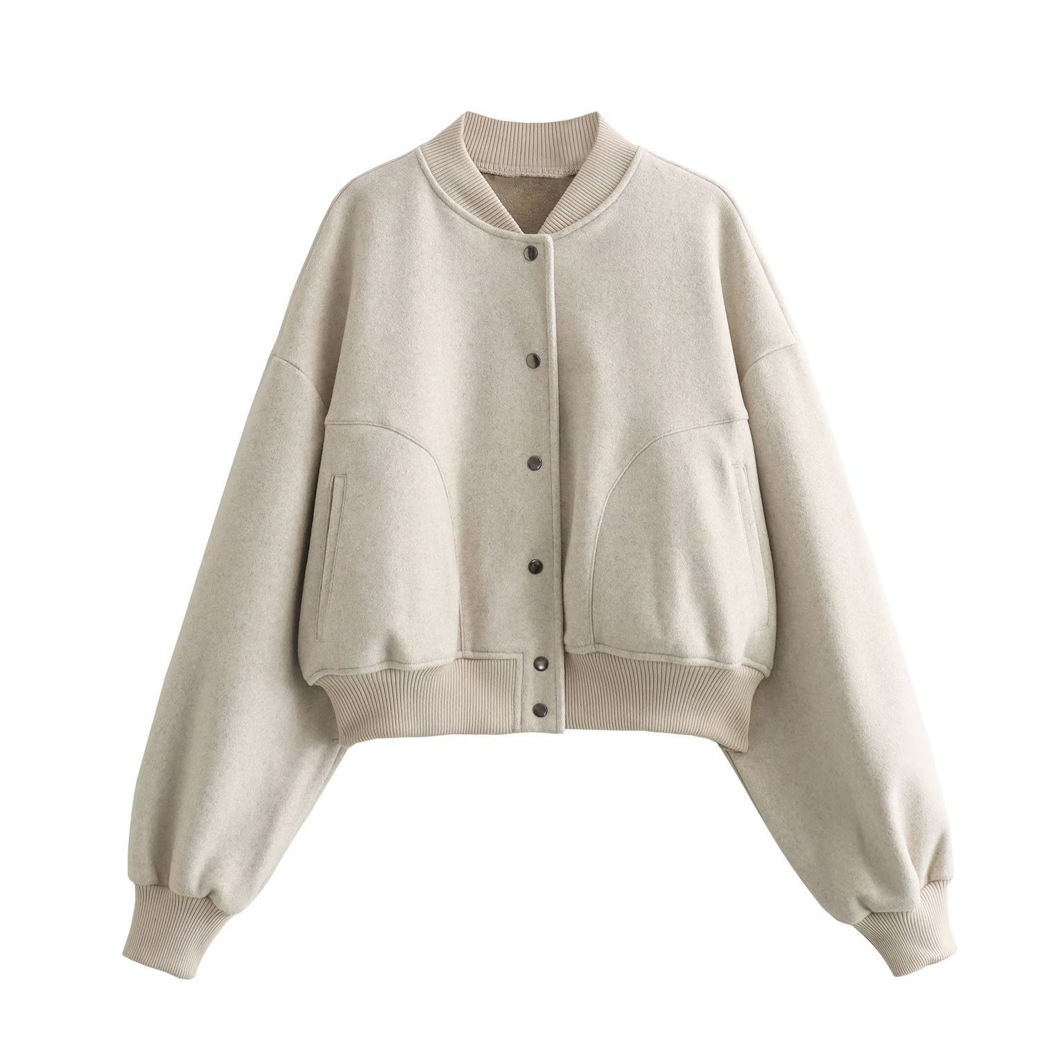 Cross-border Foreign Trade Women's Autumn Short Pilot Fashion Jacket Coat
