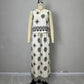 Thin Breathable Positioning Printing Vest Jacket Breasted Elastic Waist Wide Leg Pants Two-piece Set