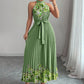 Women's Fashionable Printed Pleated Dress