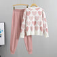 Preppy Outfit With Heart-shaped Beaded Accents