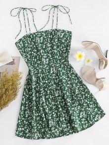 Floral strap dress