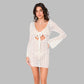 Hollow-out Side Strap Round Neck Backless Sun-proof Beach Women's Clothing Dress