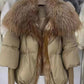 White Duck Down Jacket Niche Design Women's Clothing