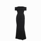 Socialite Style Elegant Backless Off-shoulder Dress Women