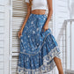 Bohemian Vacation Skirt Ruffled Big Hem Skirt