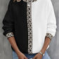 Women's Pullover Color Matching Sportswear Khaki