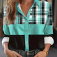 Printed Loose Casual Women's Shirt Long Sleeve Top