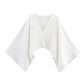 Asymmetric Linen Top Wide Leg Pants Two-piece Suit