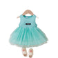 Summer Solid Color Sleeveless Mesh Dress