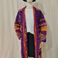 Autumn And Winter European And American Jacquard Retro Ethnic Style Women's Cardigan Version Loose Wool Cardigan