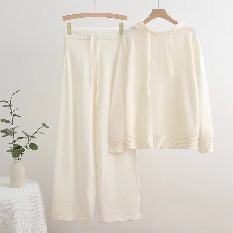 Knitted Two-piece Leisure Sports Style