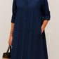 Women's Fashion Loose Solid Color Dress